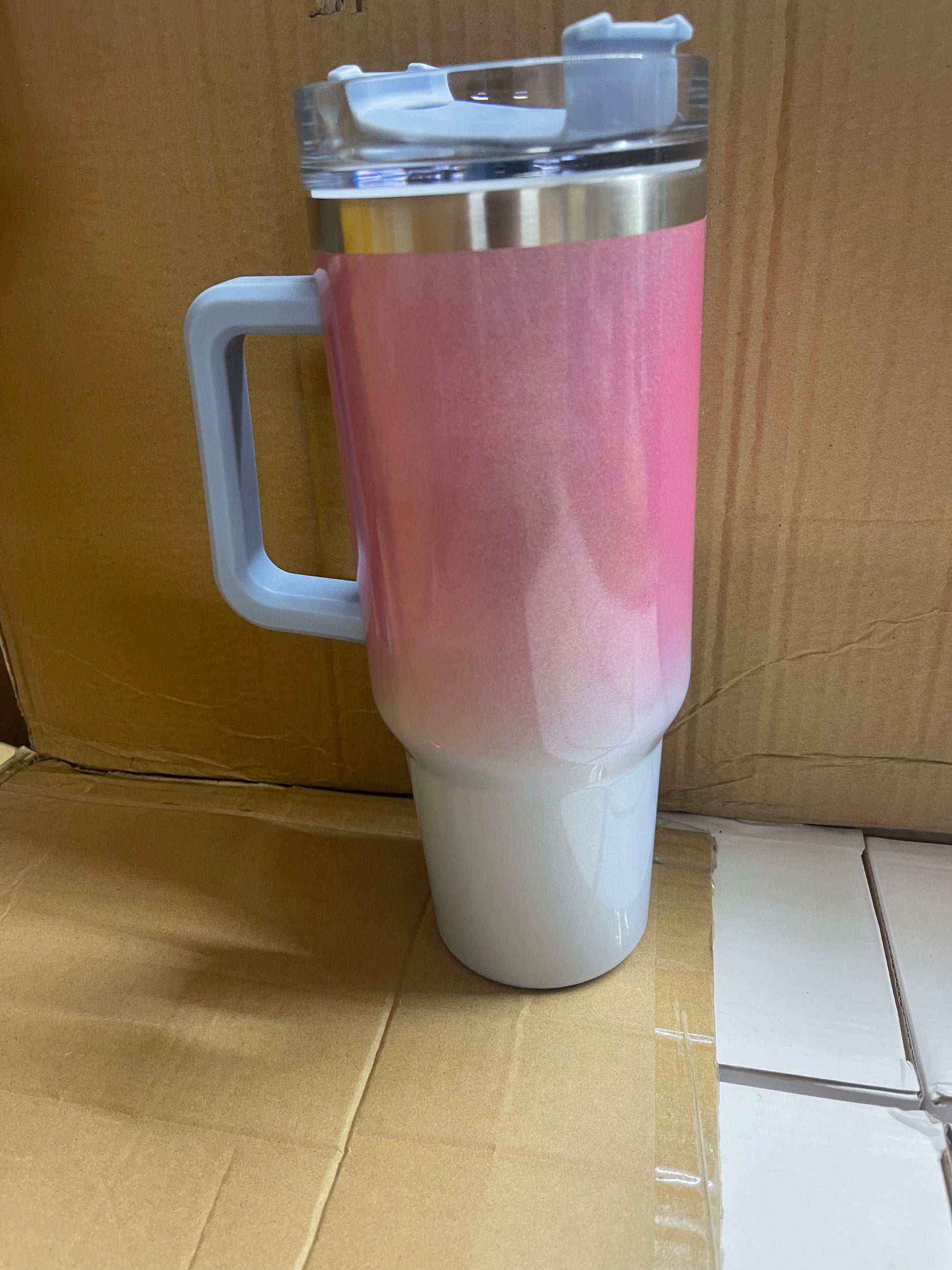 40 oz w/ Handle Sublimation Tumbler