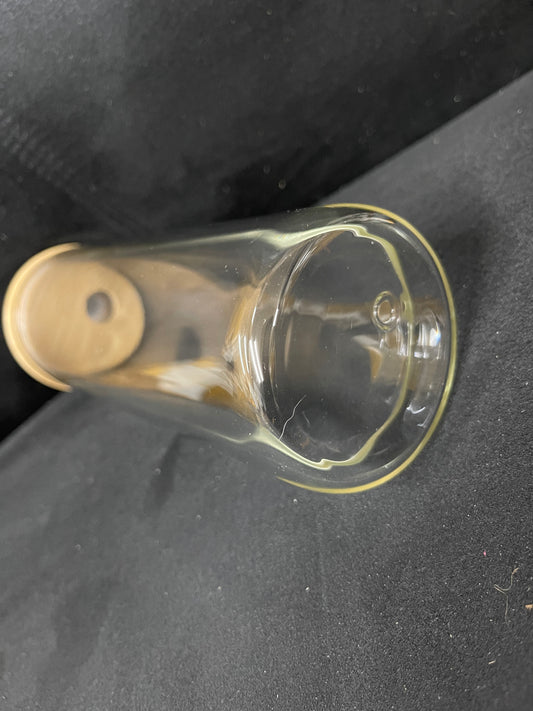 25 Oz Snow Globe Glass Can