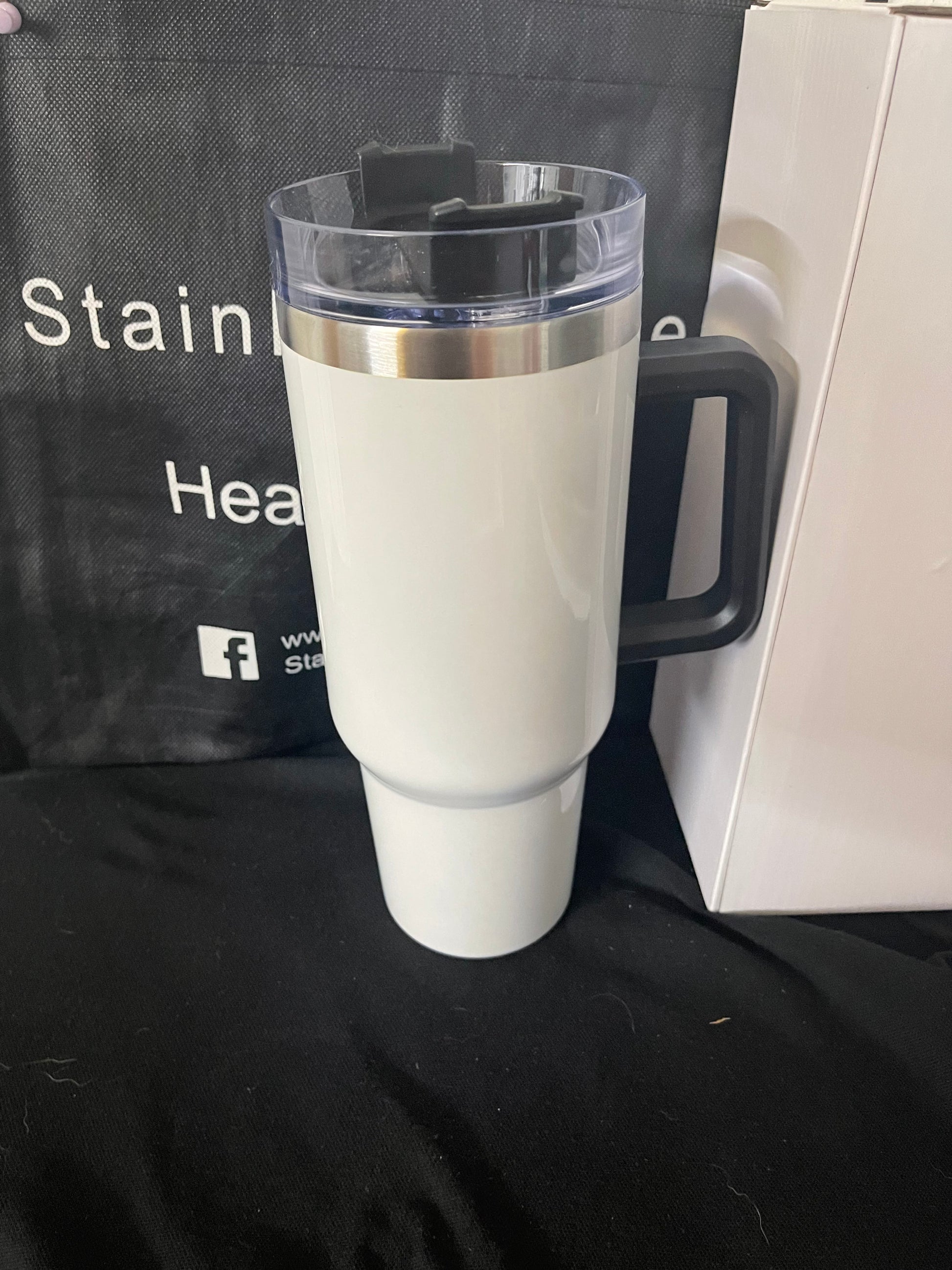 40 oz w/ Handle Sublimation Tumbler – Stainless Steel Heaven LLC